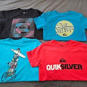 Boys Quiksilver size Medium Short Sleeve Tees